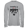 Promoted To Poppy Est 2024 First Time Fathers Day Shirt & Hoodie | teecentury