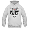 Promoted To Poppy Est 2024 First Time Fathers Day Shirt & Hoodie | teecentury