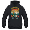 Promoted To Poppy Est 2024 Vintage New Poppy Fathers Day Shirt & Hoodie | teecentury