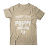 Promoted To Poppy Est 2025 Fathers Day First Time New Poppy Shirt & Hoodie | teecentury