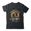 Promoted To Poppy Est 2025 Fathers Day Vintage Shirt & Hoodie | teecentury