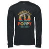 Promoted To Poppy Est 2025 Fathers Day Vintage Shirt & Hoodie | teecentury