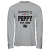 Promoted To Poppy Est 2025 First Time Fathers Day Shirt & Hoodie | teecentury