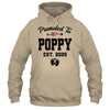 Promoted To Poppy Est 2025 First Time Fathers Day Shirt & Hoodie | teecentury