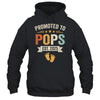 Promoted To Pops 2025 Retro Soon To Be Pops Est 2025 Shirt & Hoodie | teecentury