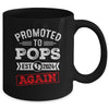 Promoted To Pops Again 2024 Pregnancy Announcement Mug | teecentury