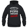 Promoted To Pops Again 2025 Pregnancy Announcement Shirt & Hoodie | teecentury