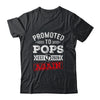Promoted To Pops Again 2026 Pregnancy Announcement Shirt & Hoodie | teecentury