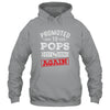 Promoted To Pops Again 2026 Pregnancy Announcement Shirt & Hoodie | teecentury