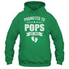 Promoted To Pops Est 2025 Fathers Day First Time New Pops Shirt & Hoodie | teecentury