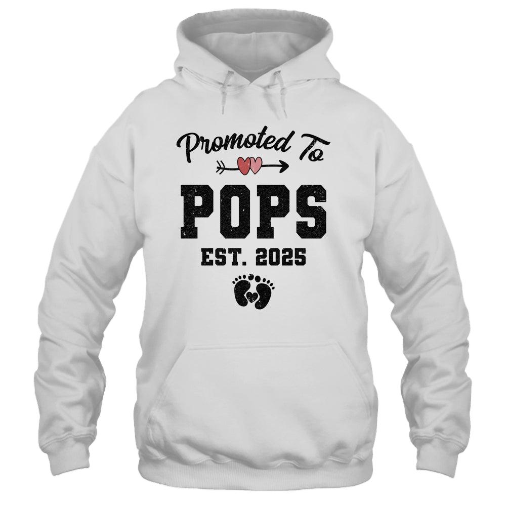 Promoted To Pops Est 2025 First Time Fathers Day Shirt & Hoodie | teecentury