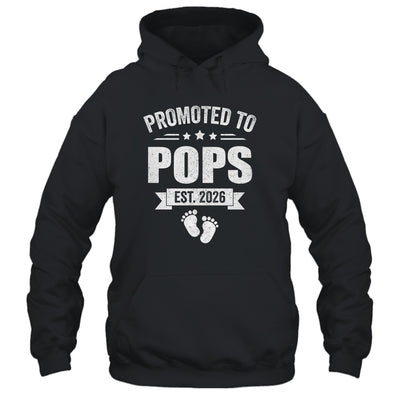 Promoted To Pops Est 2026 Fathers Day First Time New Pops Shirt & Hoodie | teecentury