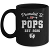 Promoted To Pops Est 2026 Funny First Time Fathers Day Mug | teecentury