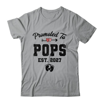 Promoted To Pops Est 2027 First Time Fathers Day Shirt & Hoodie | teecentury
