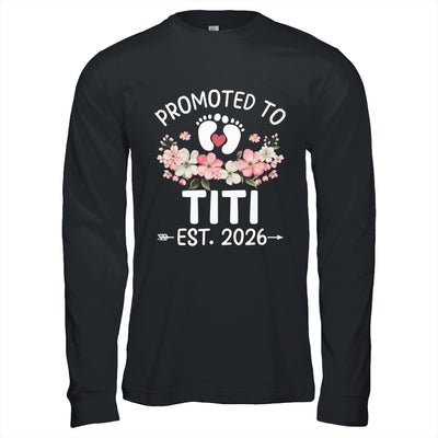 Promoted To Titi 2026 First Time Floral New Titi Shirt & Hoodie | teecentury