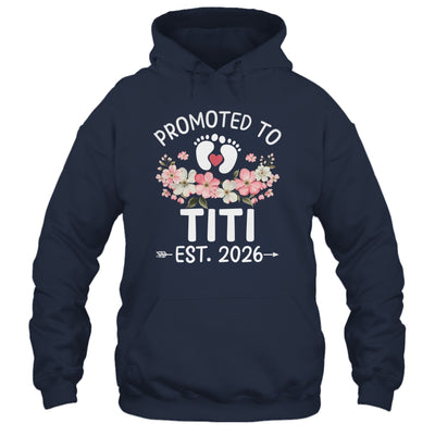 Promoted To Titi 2026 First Time Floral New Titi Shirt & Hoodie | teecentury
