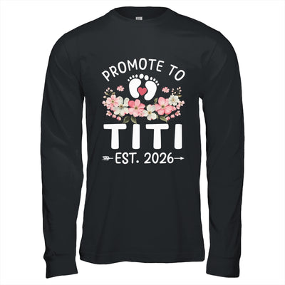 Promoted To Titi 2026 First Time Floral New Titi Shirt & Hoodie | teecentury
