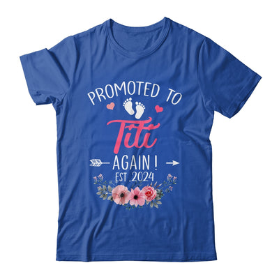 Promoted To Titi Again Est 2024 Mothers Day Shirt & Tank Top | teecentury