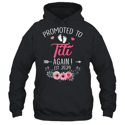 Promoted To Titi Again Est 2024 Mothers Day Shirt & Tank Top | teecentury