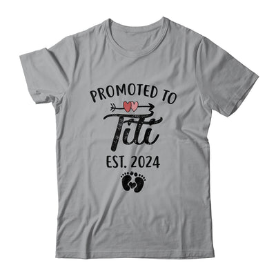 Promoted To Titi Est 2024 First Time Mothers Day Shirt & Tank Top | teecentury