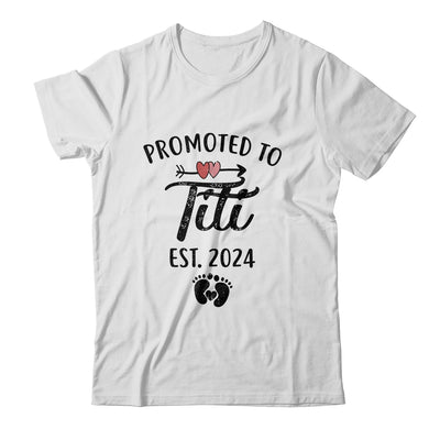 Promoted To Titi Est 2024 First Time Mothers Day Shirt & Tank Top | teecentury