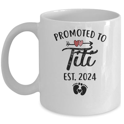 Promoted To Titi Est 2024 First Time Mothers Day Mug | teecentury