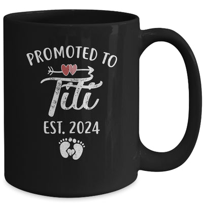 Promoted To Titi Est 2024 Funny First Time Mothers Day Mug | teecentury