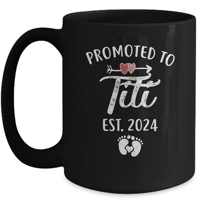 Promoted To Titi Est 2024 Funny First Time Mothers Day Mug | teecentury