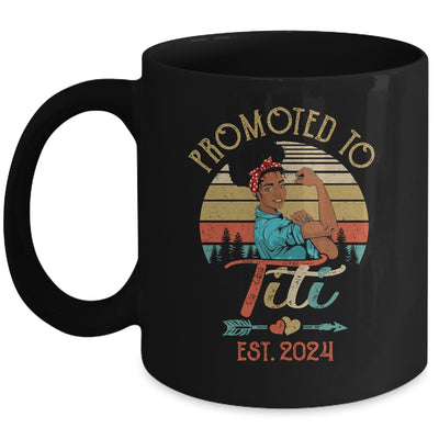 Promoted To Titi Est 2024 Vintage First Time Titi Mug | teecentury