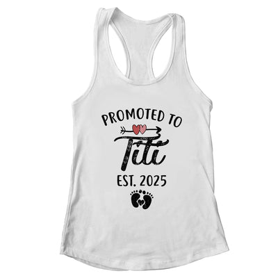 Promoted To Titi Est 2025 First Time Mothers Day Shirt & Tank Top | teecentury