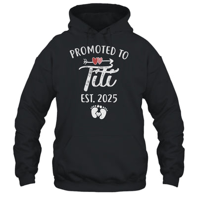 Promoted To Titi Est 2025 Funny First Time Mothers Day Shirt & Tank Top | teecentury