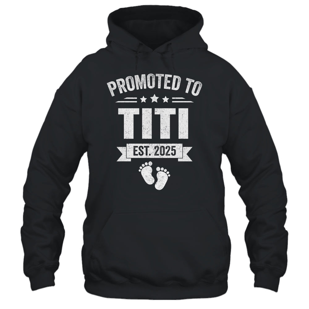 Promoted To Titi Est 2025 Mothers Day First Time New Titi Shirt & Tank Top | teecentury