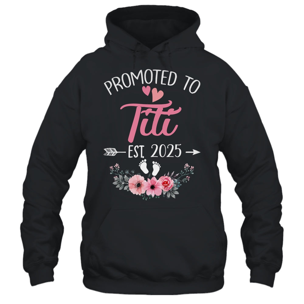 Promoted To Titi Est 2025 Mothers Day First Time Shirt & Tank Top | teecentury