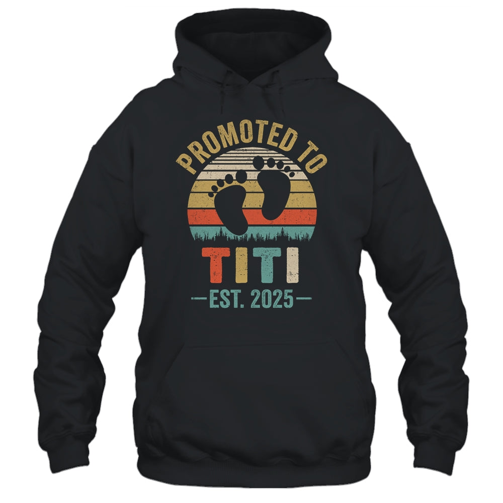 Promoted To Titi Est 2025 Mothers Day Vintage Shirt & Tank Top | teecentury