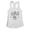 Promoted To Titi Est 2025 Pregnancy Announcement Flower Shirt & Tank Top | teecentury