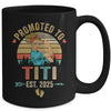 Promoted To Titi Est 2025 Retro First Time Titi Mug | teecentury