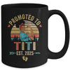 Promoted To Titi Est 2025 Vintage First Time Titi Mug | teecentury