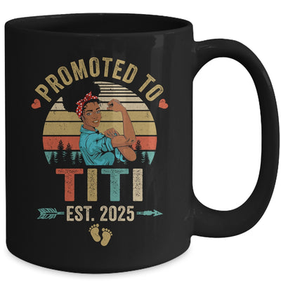 Promoted To Titi Est 2025 Vintage First Time Titi Mug | teecentury