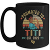 Promoted To Titi Est 2025 Vintage First Time Titi Mug | teecentury