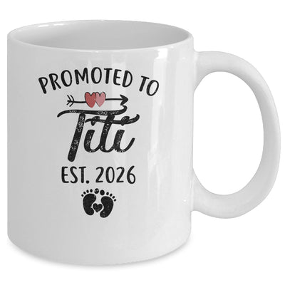 Promoted To Titi Est 2026 First Time Mothers Day Mug | teecentury
