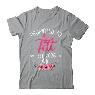Promoted To Titi Est 2026 Mothers Day First Time Shirt & Tank Top | teecentury