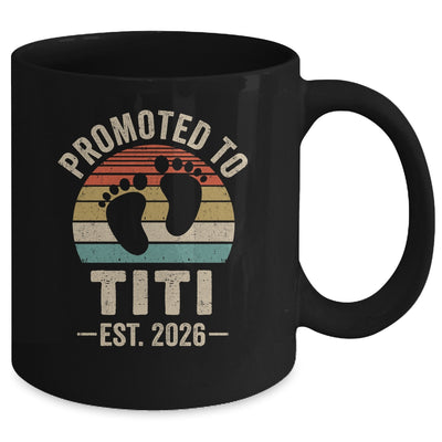 Promoted To Titi Est 2026 Mothers Day Vintage Mug | teecentury