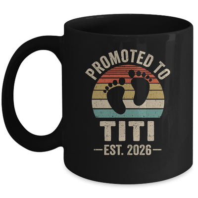 Promoted To Titi Est 2026 Mothers Day Vintage Mug | teecentury