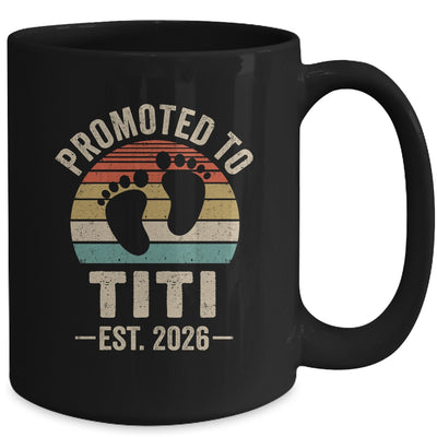Promoted To Titi Est 2026 Mothers Day Vintage Mug | teecentury