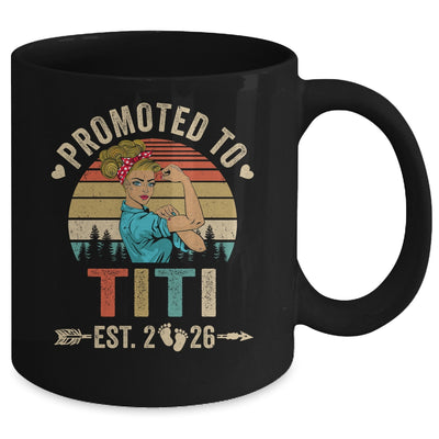 Promoted To Titi Est 2026 Retro First Time Titi Mug | teecentury