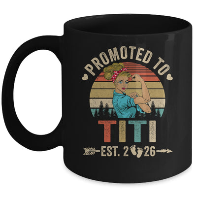Promoted To Titi Est 2026 Retro First Time Titi Mug | teecentury