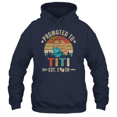 Promoted To Titi Est 2026 Retro First Time Titi Shirt & Tank Top | teecentury