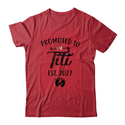 Promoted To Titi Est 2027 First Time Mothers Day Shirt & Hoodie | teecentury