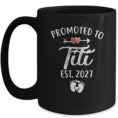 Promoted To Titi Est 2027 Funny First Time Mothers Day Mug | teecentury