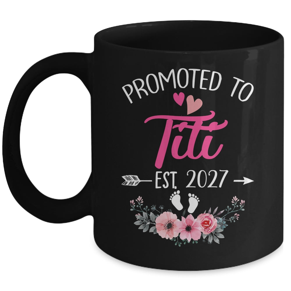 Promoted To Titi Est 2027 Mothers Day First Time Mug | teecentury